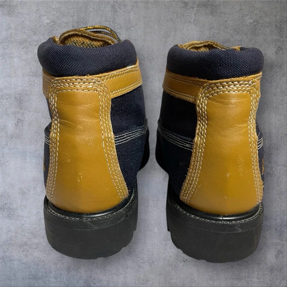 Vintage Avirex Lace Up Chukka Boots Mens‎ 8 Y2K Grunge Hip Hop Leather Canvas